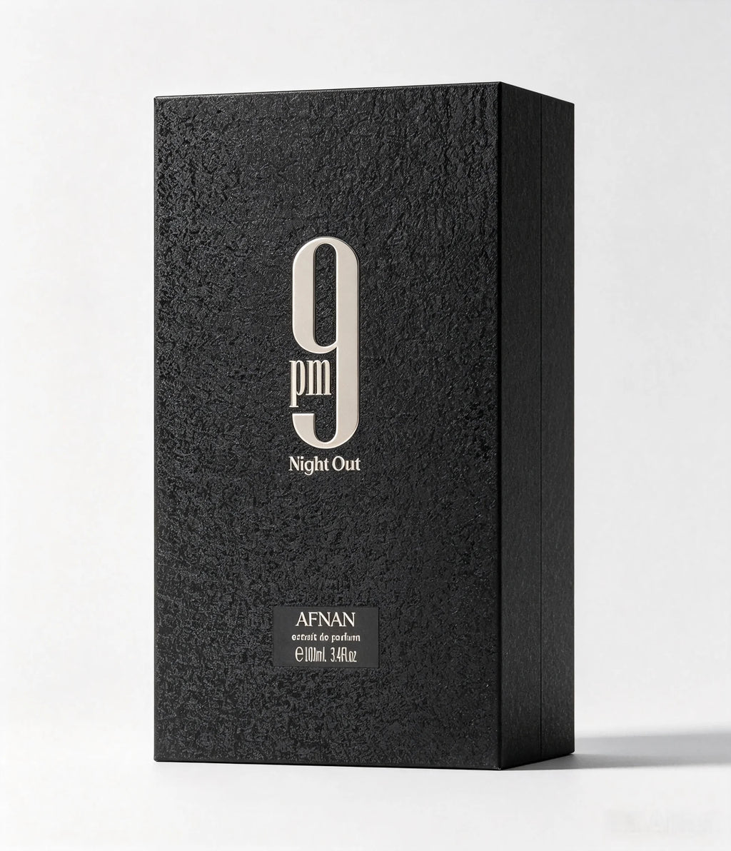 Afnan 9 PM Night Out – Extrait de Parfum 100 ml | Unisexe Chaud & Fruité