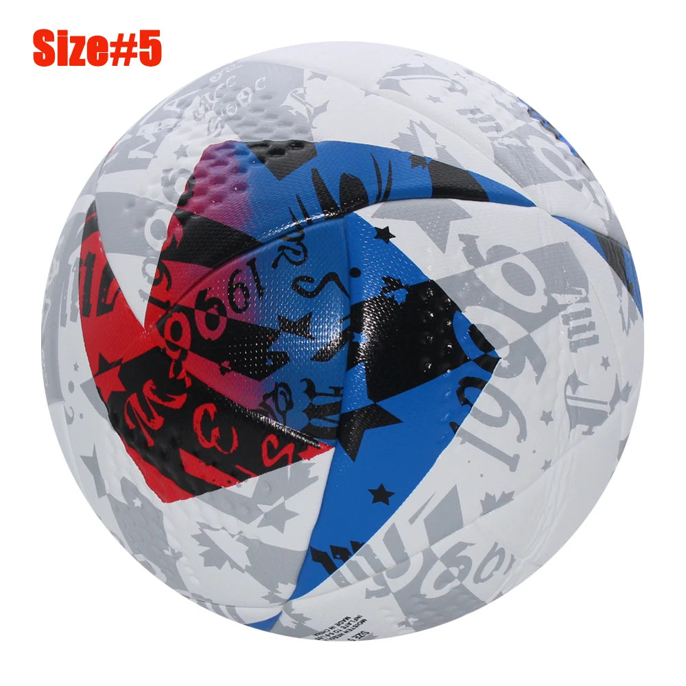 New Soccer Ball Official Size 5 PU Material High Quality Grass Outdoor Team Match Game Football Training Seamless futbol topu