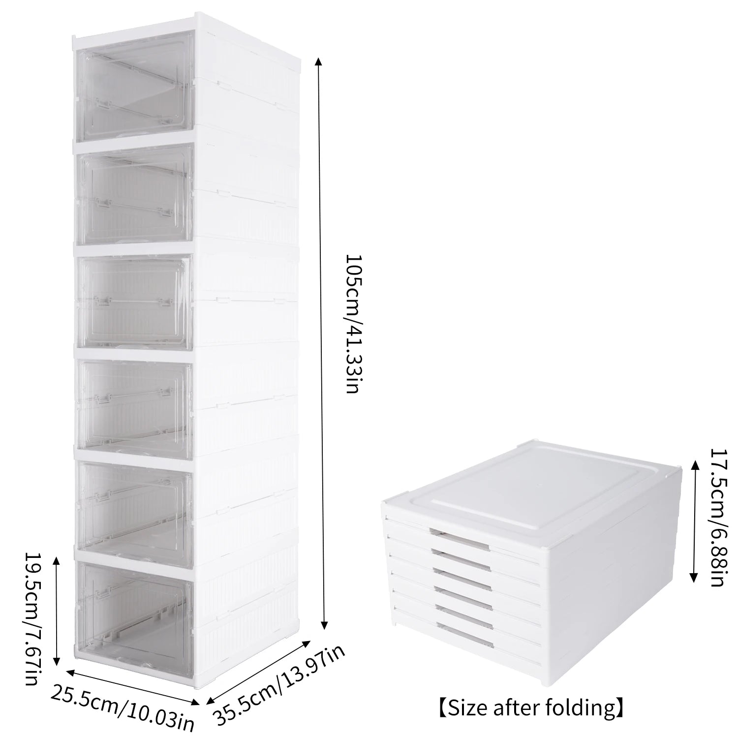 Boîte à Chaussures Transparente Empilable 3 ou 6 Niveaux – Anti-Poussière | Pliable | Salon & Chambre