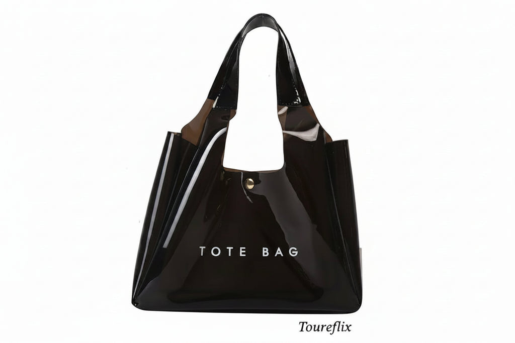 PVC Plastic Transparent Bag Small Tote Bag for Women Jelly Bags Purse and Handbags Mother Kids Bag for Girl Сумка Женская	bolso