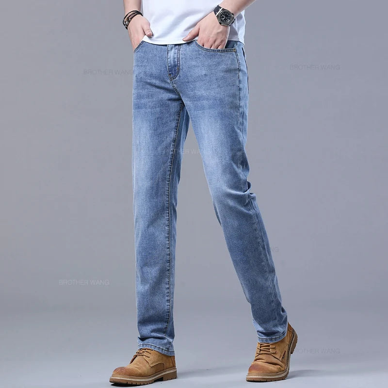 Jean Slim Homme Stretch Smart Casual 3 Coloris Dénim | Tailles 29-40