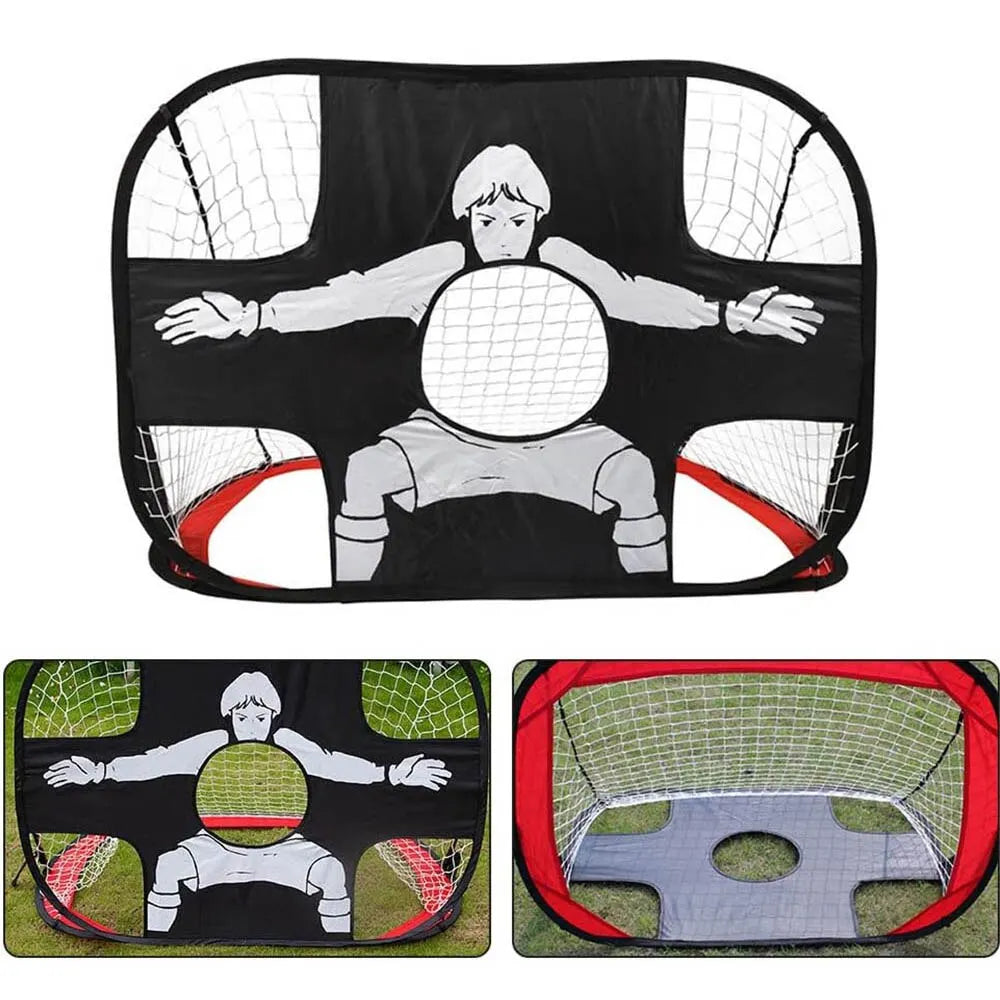 But de Football Pliable – Filet Nylon, Installation Rapide | Enfants & Adultes | Intérieur & Extérieur