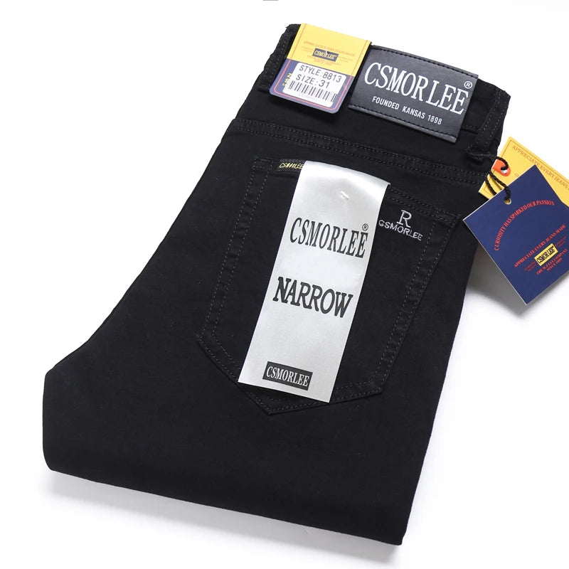 Jean Homme Slim Stretch Coupe Droite – Style Casual Toutes Saisons