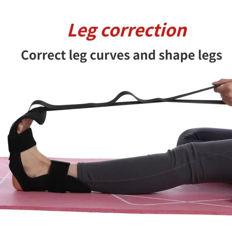 1pc Yoga Leg Stretching Band  Flexibility Stretching Band Rehabilitation Fitness Band  Plantar Fasciitis Training Belt Foot Care