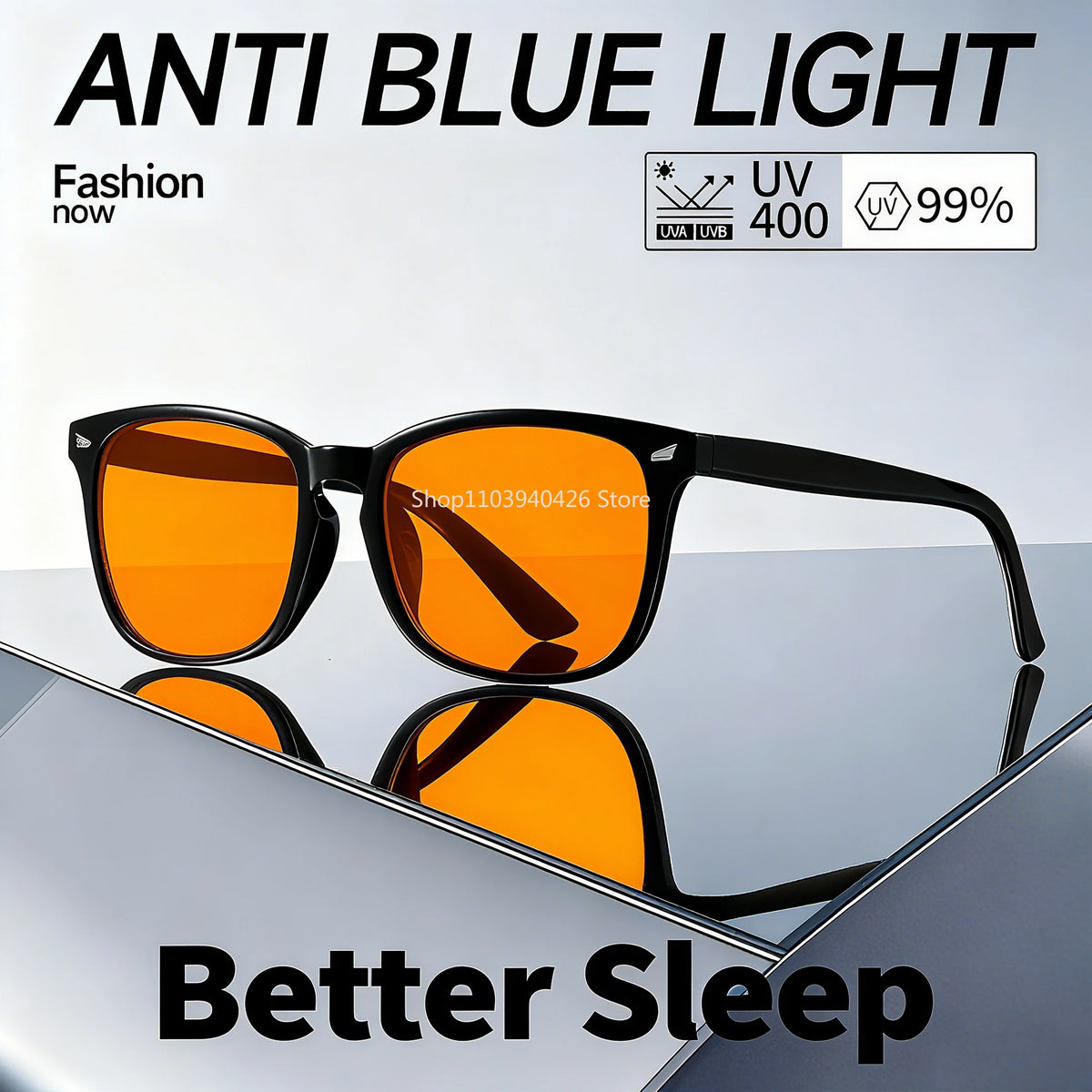 Lunettes Anti Lumière Bleue – Verres Rouges Gaming, Ordinateur & Sommeil