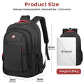 20L Waterproof Backpack Adjustable Shoulder Straps Multi-Purpose Storage Bag for School Work Travel Business Trip