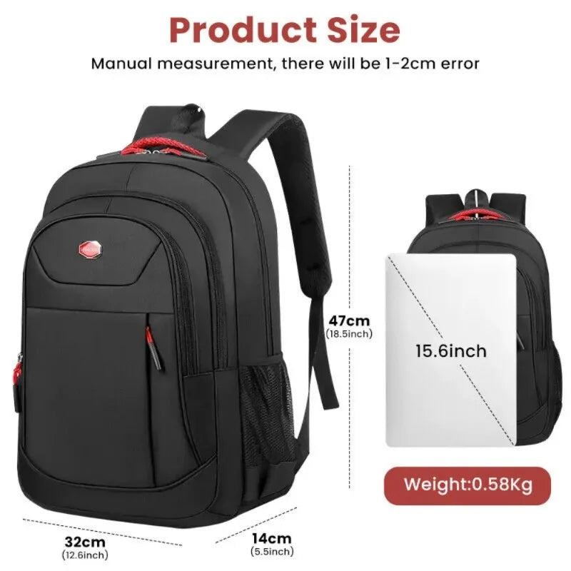 20L Waterproof Backpack Adjustable Shoulder Straps Multi-Purpose Storage Bag for School Work Travel Business Trip