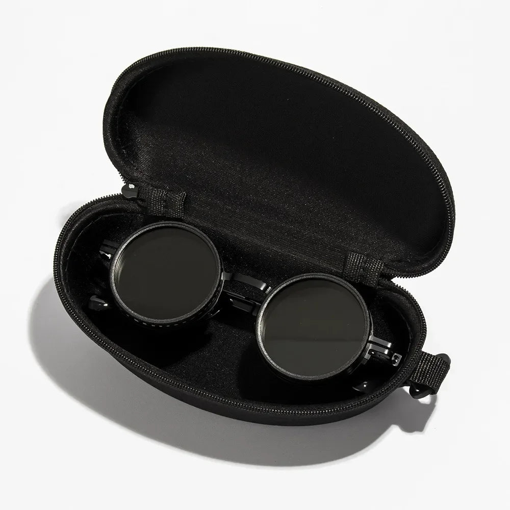 Lunettes de Soleil Polarisées Filtre ND2-400 Réglable 9 Niveaux – UV400, Pêche & Conduite