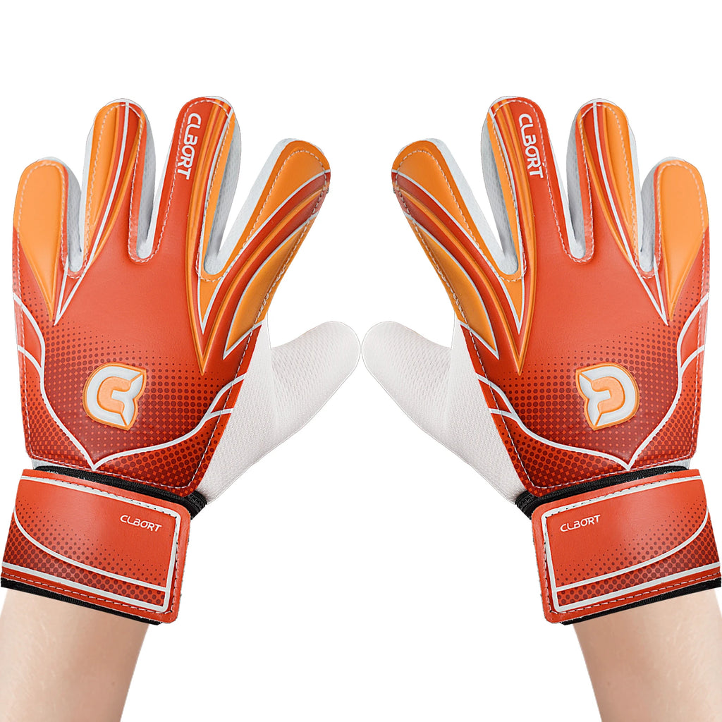 1 pair Non-Slip Soccer Goalie Gloves with Double Wrist Protection