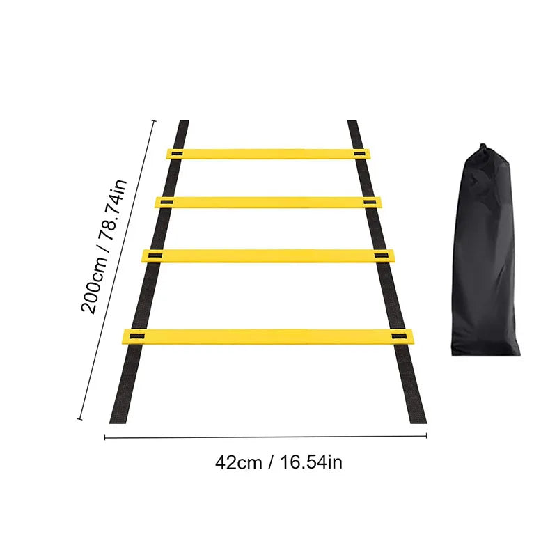Échelle d'Agilité Football – Entraînement Vitesse & Coordination | Nylon | 2m à 10m