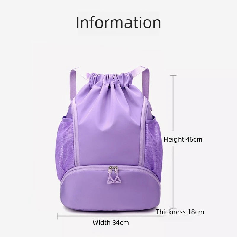 New Waterproof Tennis Bag Large Multifunctional Badminton Racket Backpack with Shoes Pocket  Capacity Sports Bag
