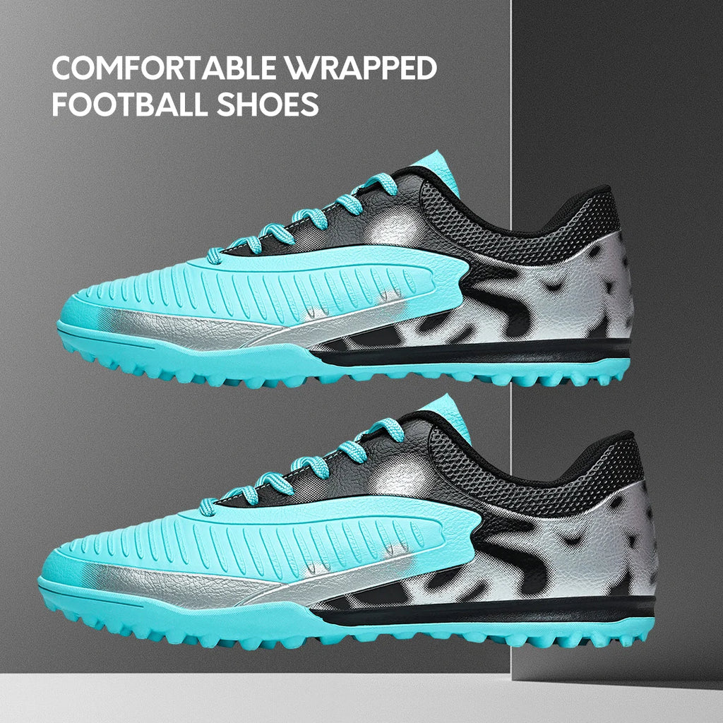 New breathable men's soccer shoes TF broken nail outdoor sports shoes, wear-resistant and anti slip