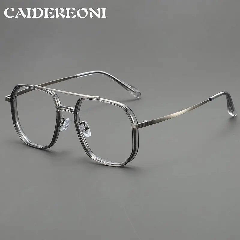 Lunettes de Lecture CAIDERONI Photochromiques Style Pilote – Anti-Lumière Bleue, Prescription Personnalisable, Mixte