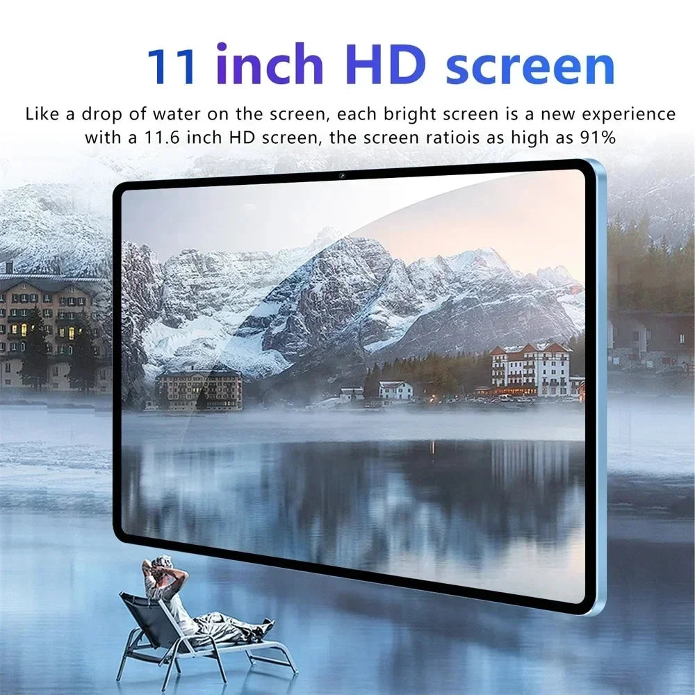 Tablette Pad 16 Pro 11" – Android 15, 24 Go RAM, 20000 mAh, 5G, Double SIM