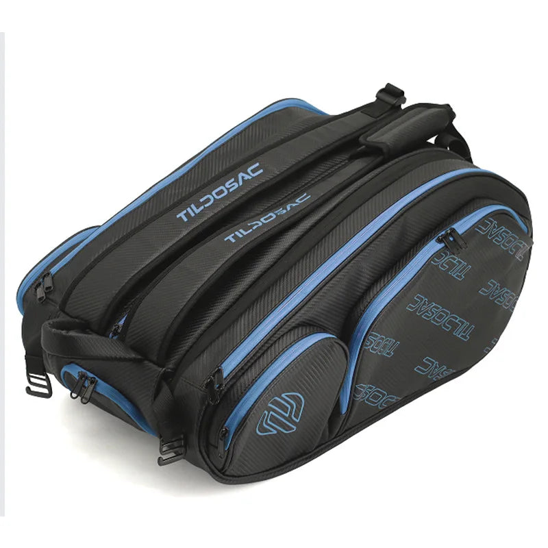 Detachable Pickleball Padel Bag Men Women Insulated Shoes Compartment Pickleball Paddles Racket Backpack Outdoor Gym Sport Bags