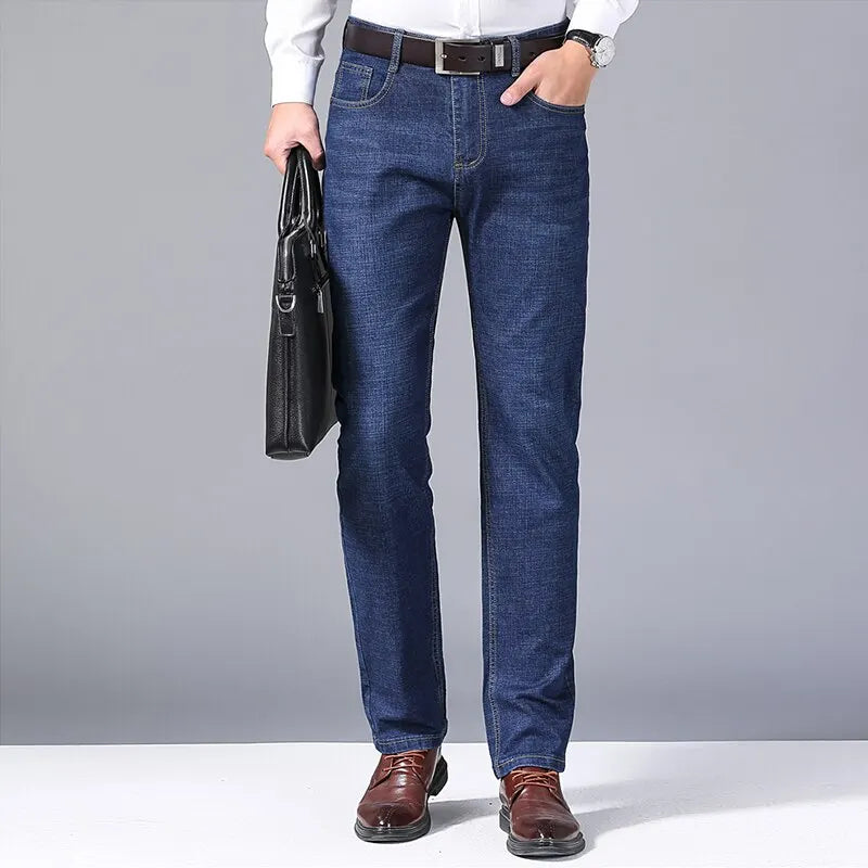 Jean Slim Classique Homme 2 Coloris Business Smart Casual | Tailles 30-38