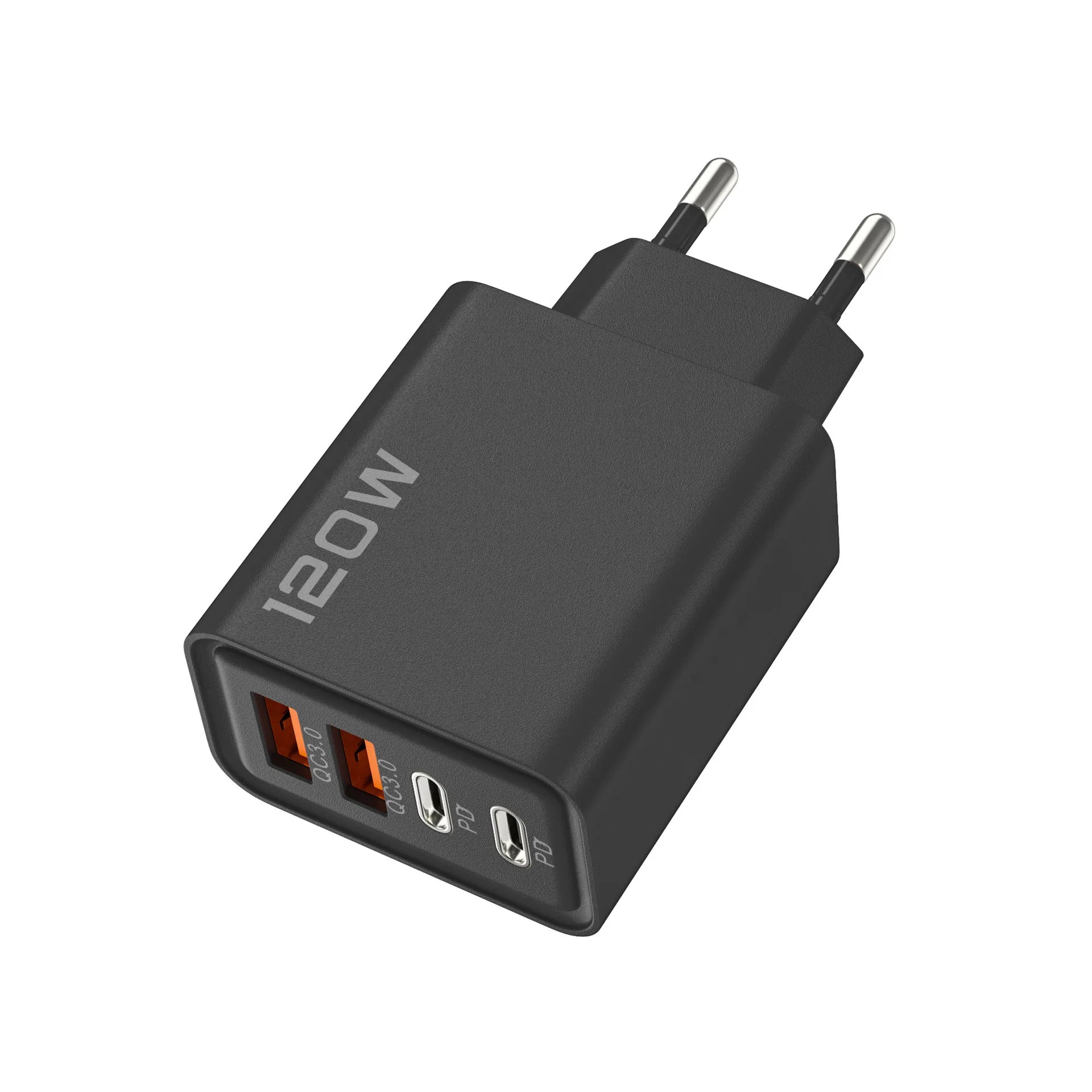 Chargeur USB-C 120W 4 Ports - Charge Rapide PD & QC3.0