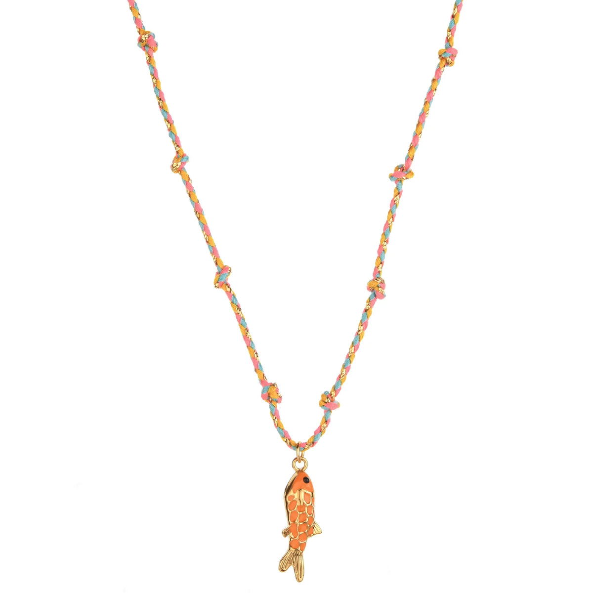 Collier Pendentif Initiale & Lettre – Corde Colorée Ajustable, Cadeau Fête des Mères
