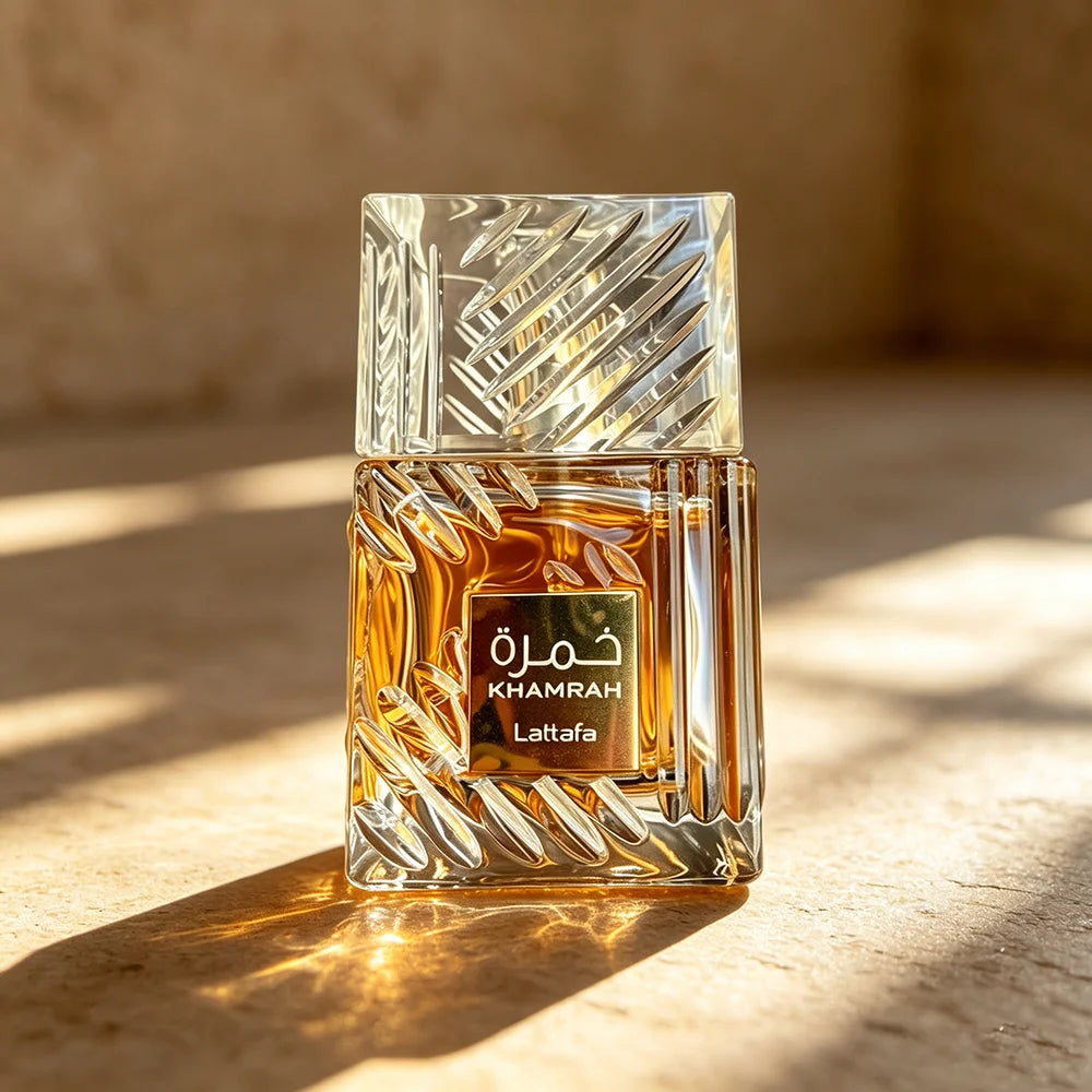 Lattafa Khamrah 100ml Eau De Parfum - Rich Sweet Oriental Scent with Vanilla, Cinnamon & Tonka, Perfect for Daily & Evening Wear, Long Lasting Unisex Fragrance