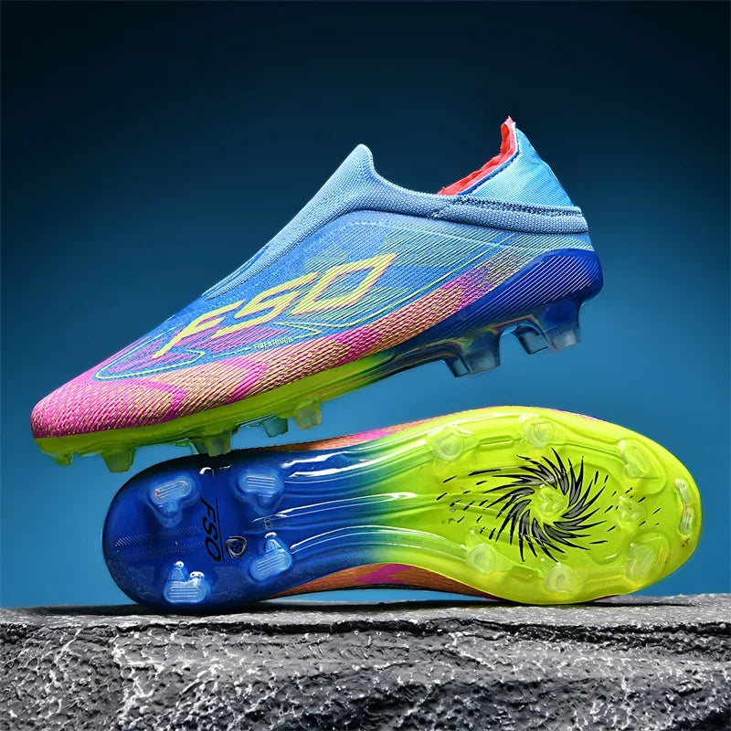 Chaussures de Football Homme – Crampons Professionnels Terrain Gazon & Futsal