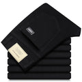 Men's Slim Stretch Jeans 96% Cotton – Casual Straight Fit | Black Coffee Green