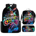 3-piece Set Nightmare Backpack Doey Doughman School Backpack For Students Horror Pianosaurus Bookbag Penbag Yarnaby Shoulderbag