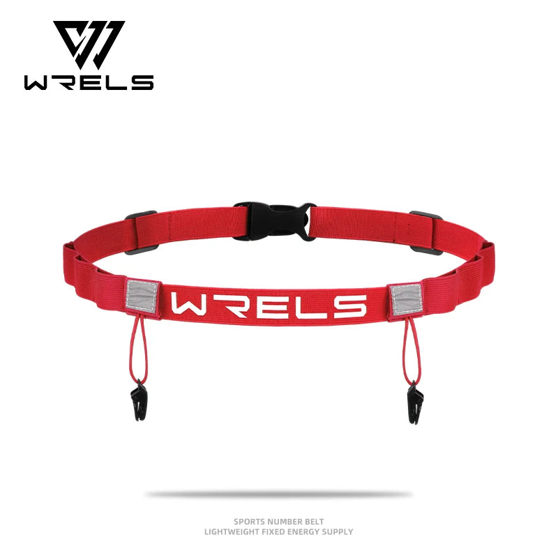 Ceinture Porte-Dossard Triathlon & Marathon WRELS – Unisexe, Réglable