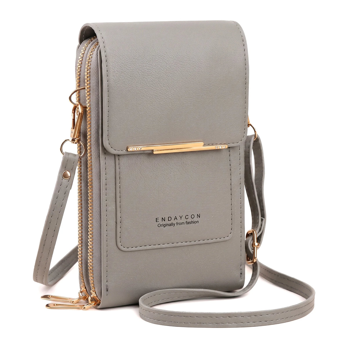 Sac Téléphone Bandoulière Anti-RFID Pomelo Best – Cuir PU, Écran Tactile, 4 Coloris