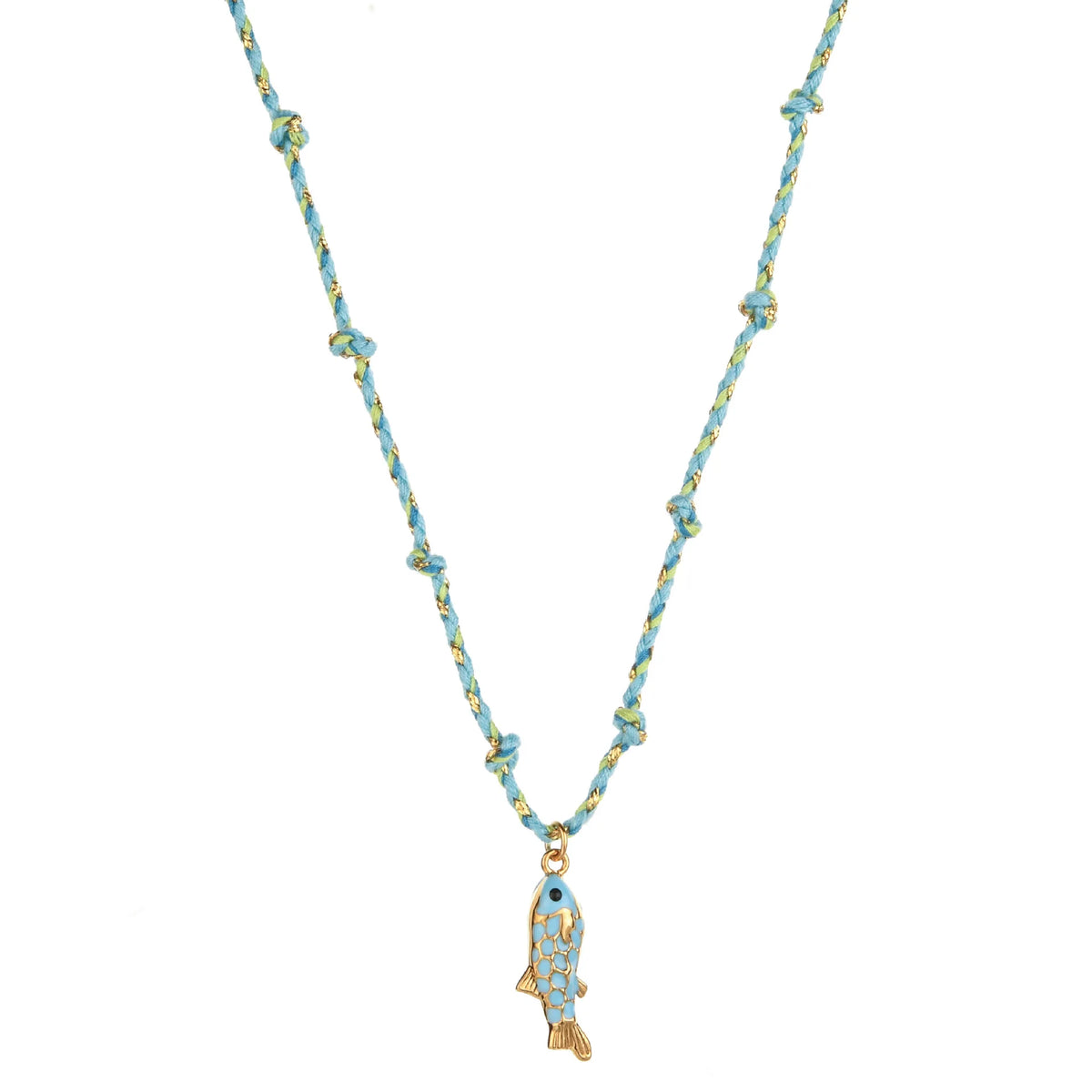Collier Pendentif Initiale & Lettre – Corde Colorée Ajustable, Cadeau Fête des Mères