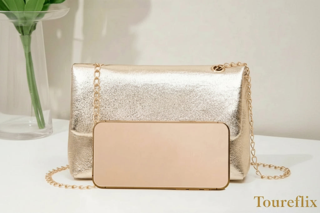 Trend Casual Gold Chain Crossbody Bag Elegant Versatile Shoulder Bag Messenger Bag Women