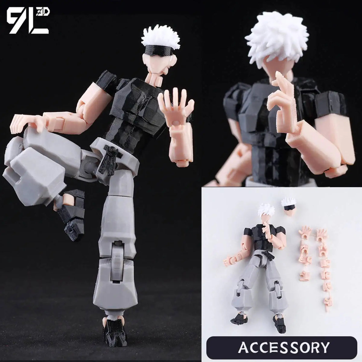 Figurines Articulées Jujutsu Kaisen – Collection Lucky13 / Titan13