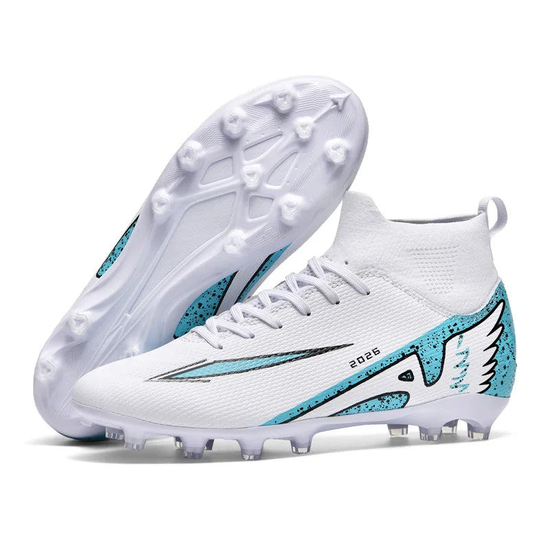 Chaussures de Football Respirantes Anti-Dérapantes – Homme & Femme, Terrain Naturel & Synthétique