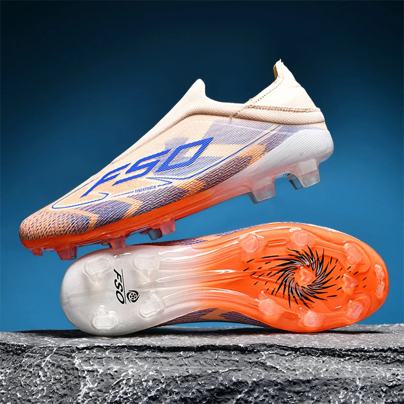 Chaussures de Football Homme – Crampons Professionnels Terrain Gazon & Futsal