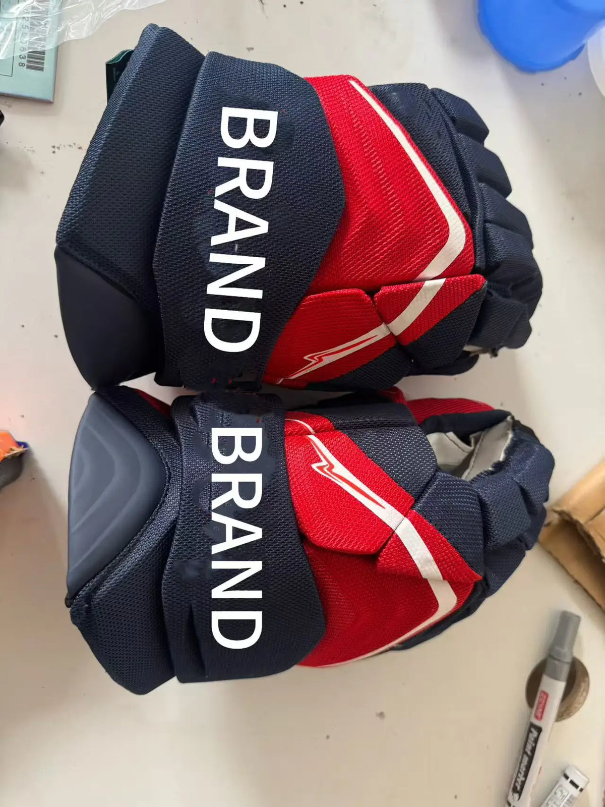 Gants de Hockey sur Glace Professionnels FT6 Mach Warrior Flylite – 12 pouces