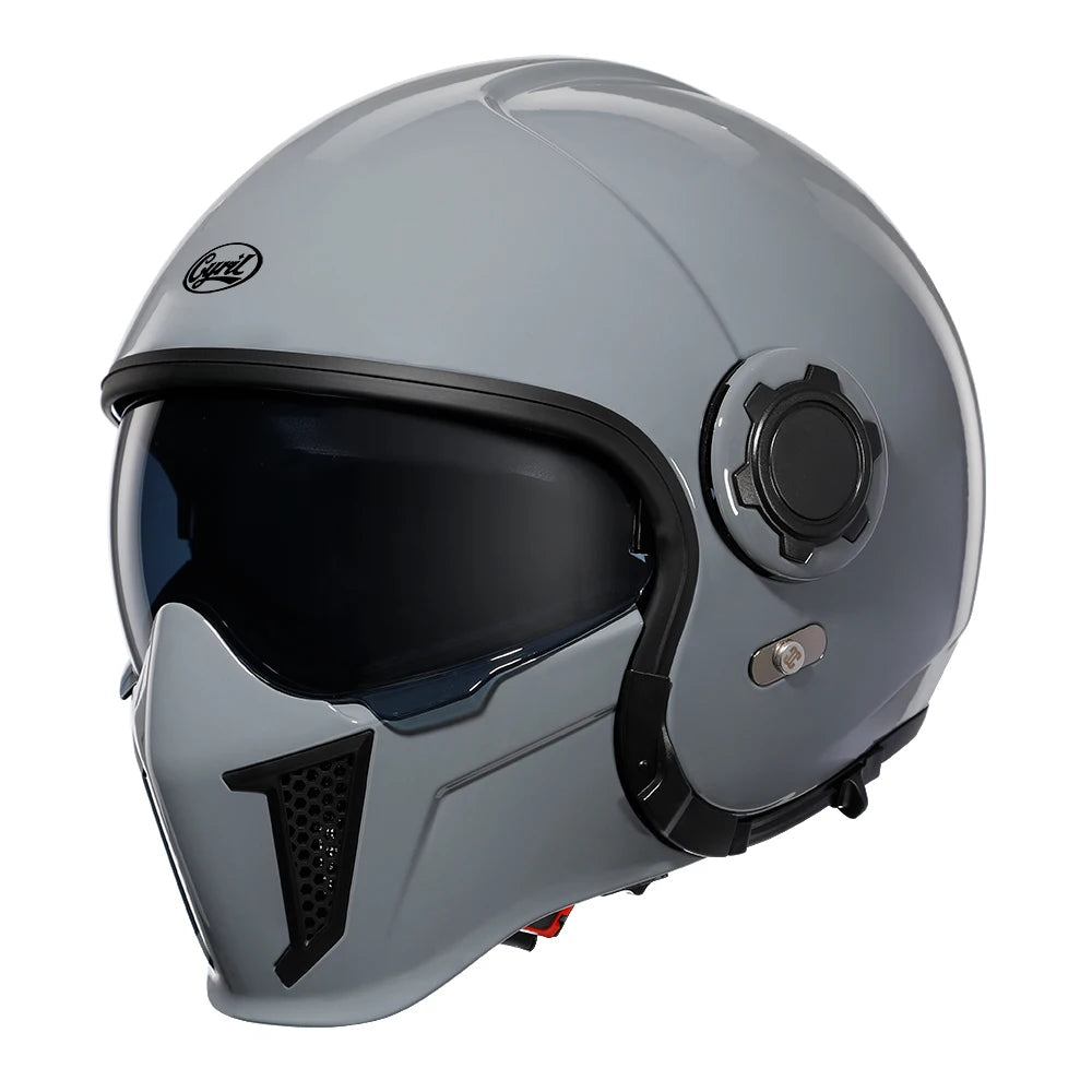 Casque Moto Modulable CYRIL OP12A – Double Visière, Homologué DOT & ECE, Boucle Rapide, Homme & Femme