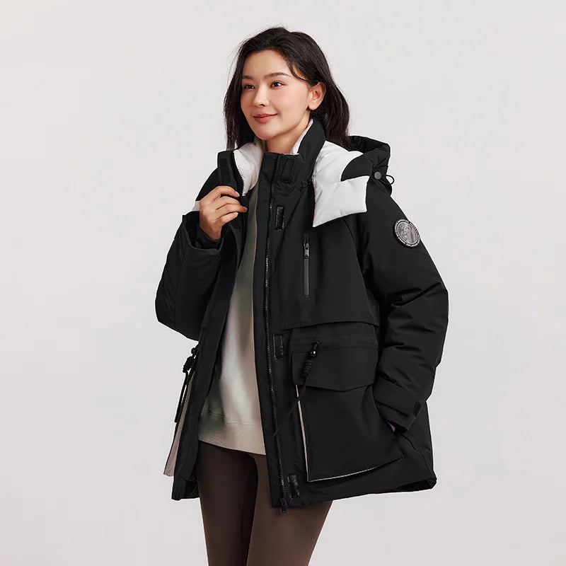 Doudoune Femme Semir Mi-Longue – Imperméable, Anti-taches, Hiver 2026