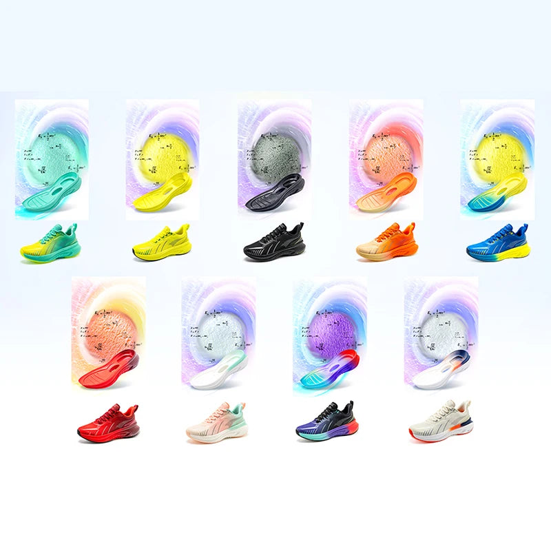 Chaussures de Course Amorties ONEMIX Bumper Elite – Respirantes, Réfléchissantes, Unisexe