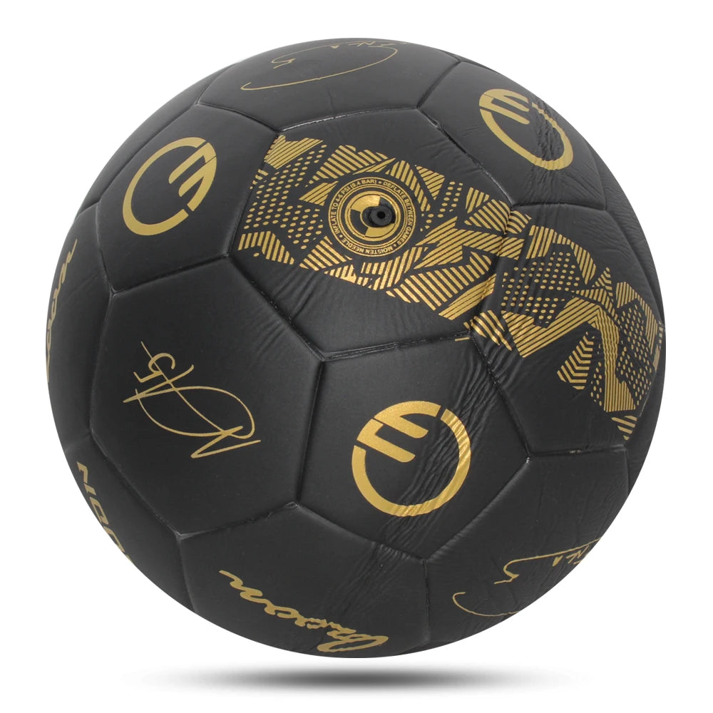 Ballon de Football Officiel Taille 5 – Matière PU Haute Qualité, Coutures Thermosoudées