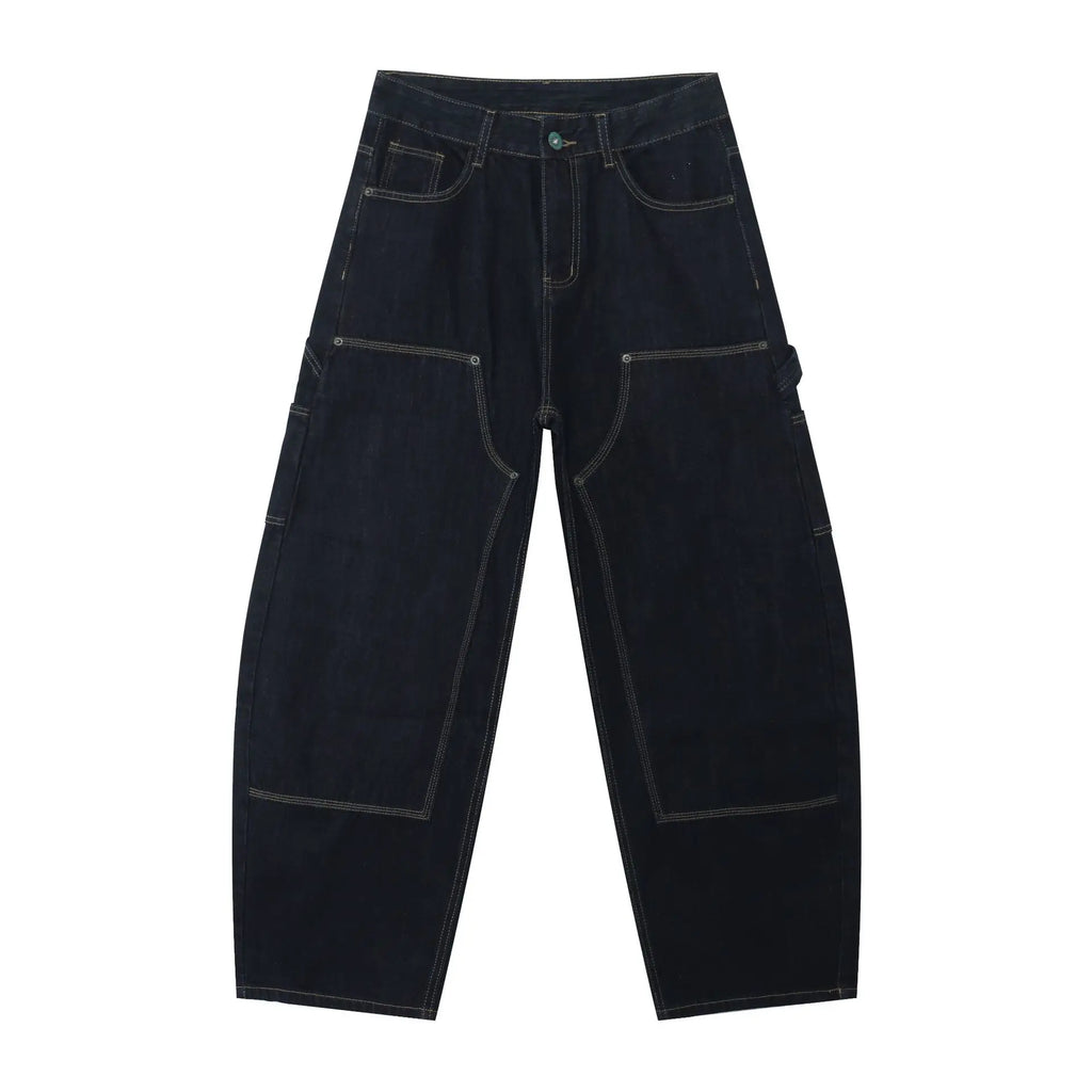 Salopette Jean Homme – Style Rétro Américain Déconstruit Loose