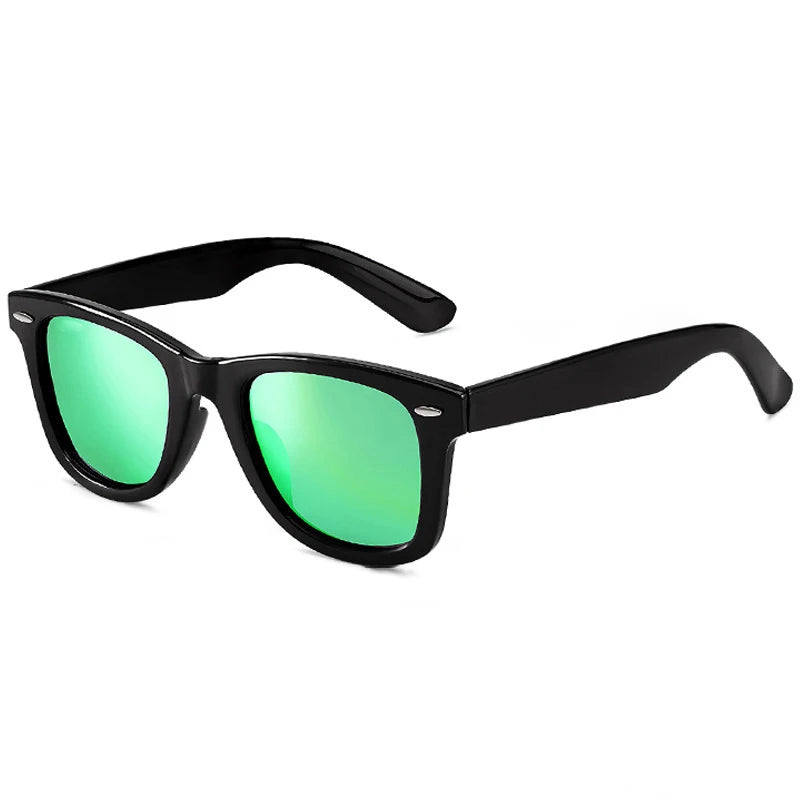 Lunettes de Soleil Style Wayfarer Krokodil – Anti-Reflets UV400 Femme