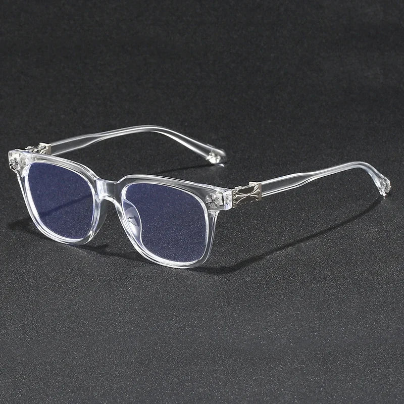 Lunettes Anti-Lumière Bleue Femme – Monture Oversize Strass, Protection Écran F114