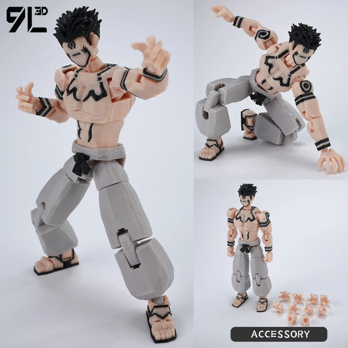 Figurines Articulées Jujutsu Kaisen – Collection Lucky13 / Titan13