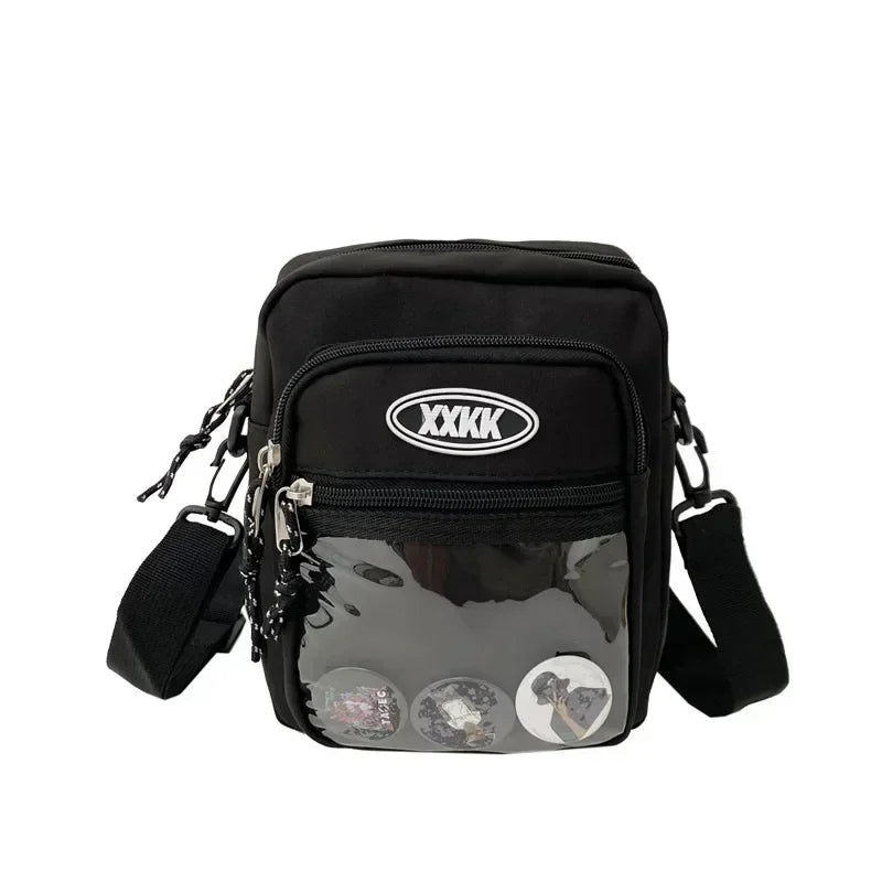 Sac Bandoulière Transparent Ita Bag Style Coréen – Poche Vitrine, Mixte