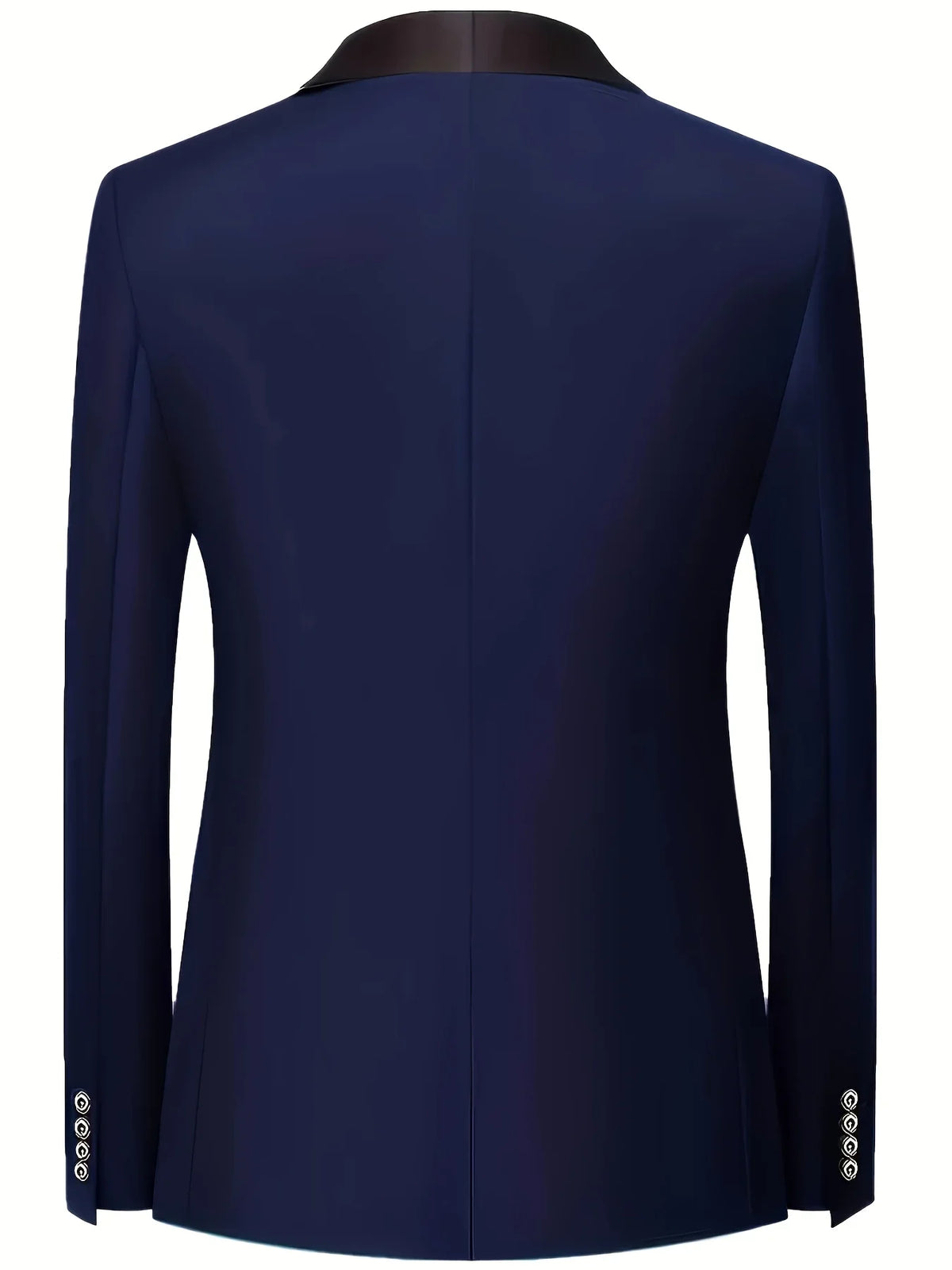 Men's Formal Suit Set Business Casual Slim Fit Tuxedo for Wedding, Long Sleeve Notch Lapel, Groom