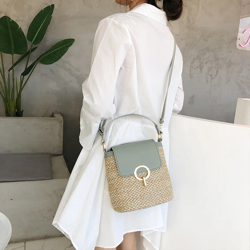 Summer Straw Shoulder Bag for Women – Chic, Lightweight, Travel & Daily Style