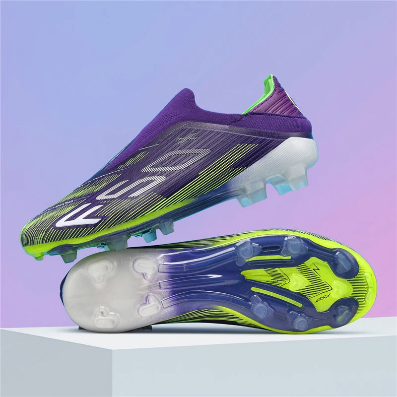 Chaussures de Football qztzx T29 – Crampons FG/TF, Légères & Respirantes, Homme/Mixte