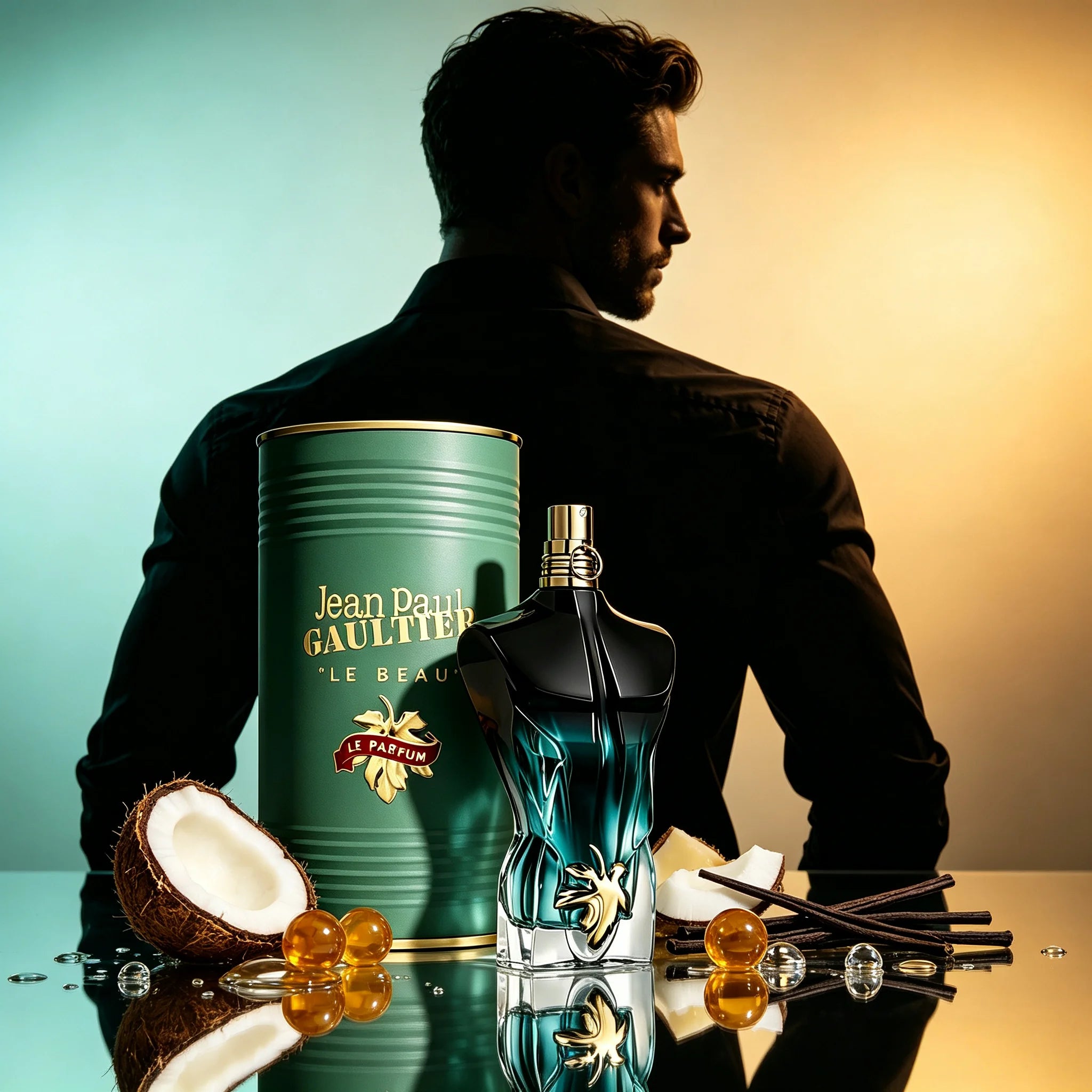 Jean Paul Gaultier Le Beau Le Parfum Homme 125ml – Fragrance Fruitée Orientale Longue Durée