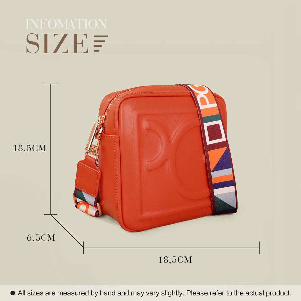 Sac Bandoulière Femme PG Patsy Garis – Cuir Véritable, Luxe Léger, Style Mode 2026