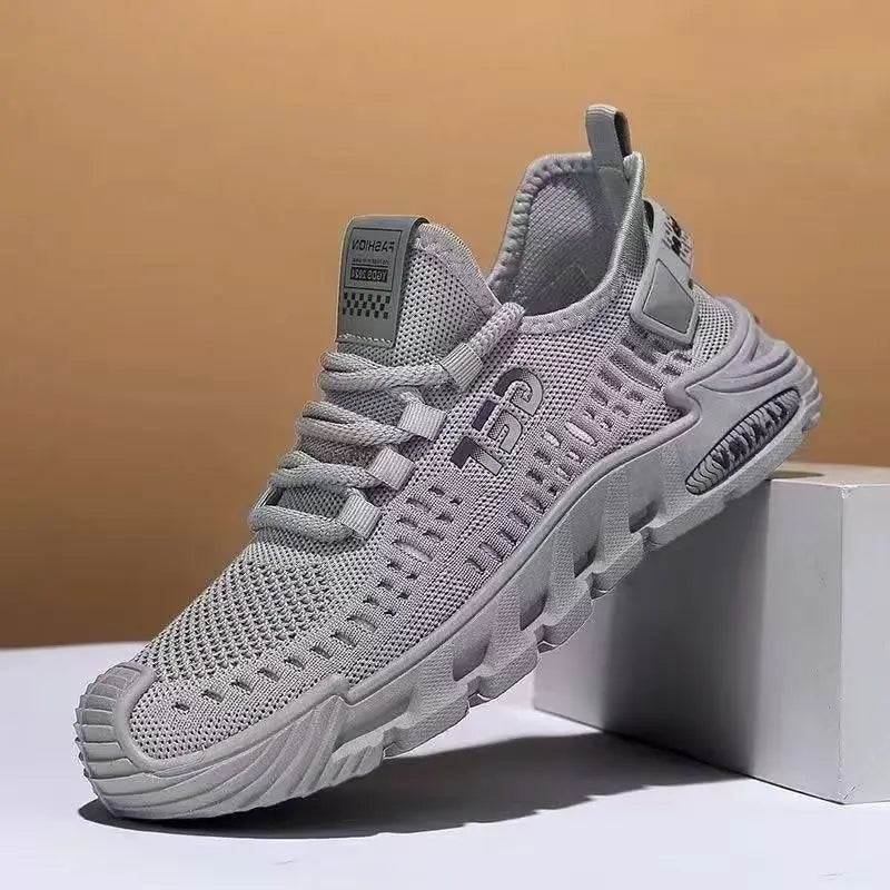 Sneakers Homme Semelle Épaisse – Chaussures Casual Légères & Respirantes