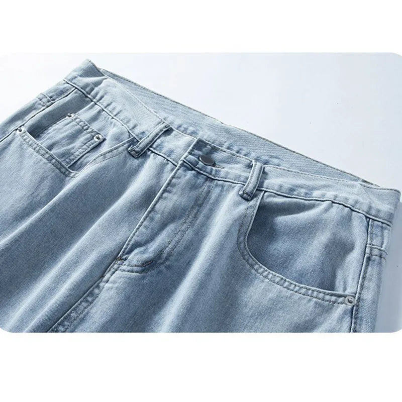 Jean Droit Loose Homme Style Coréen Classique 4 Coloris Coton | S-XXXL